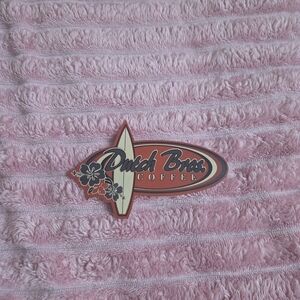 Dutch Bros Rare Red And Blue Surfboard Stickers